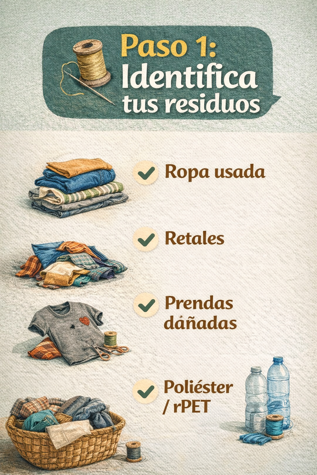 Cómo colaborar con empresas de reciclaje textil.