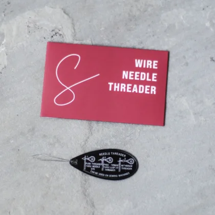 Enhebrador de agujas de alambre