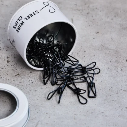 Clips de alambre de acero